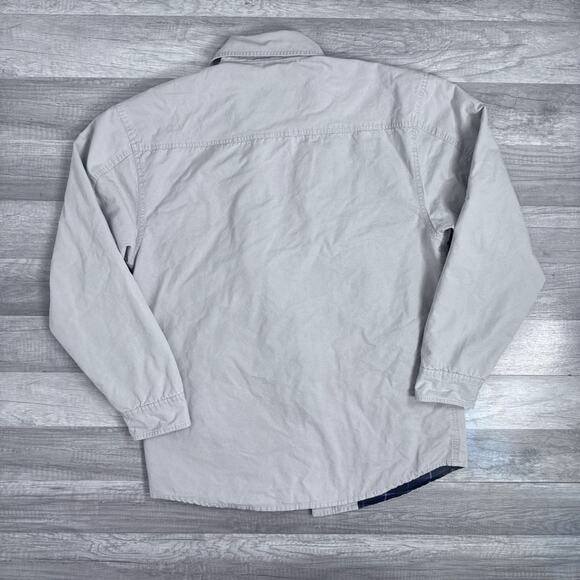 Vintage 90s Barn Jacket Shacket Jacket Medium Workwear Fisherman Core Fall - Picture 7 of 8